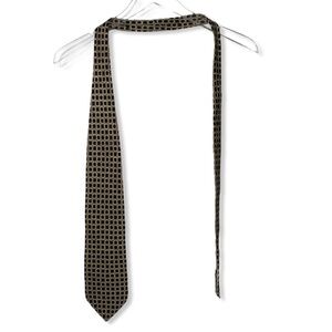 J. Ferrar Black and Gold Tie